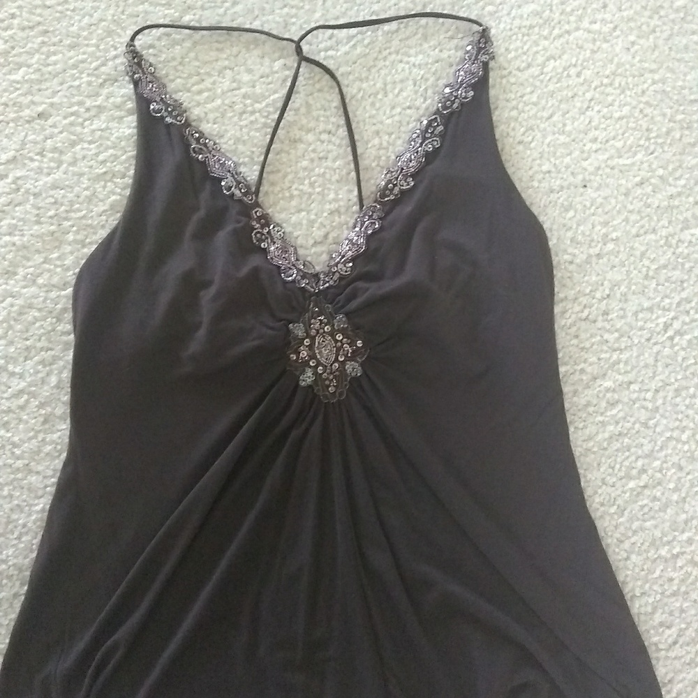 Beaded tank top